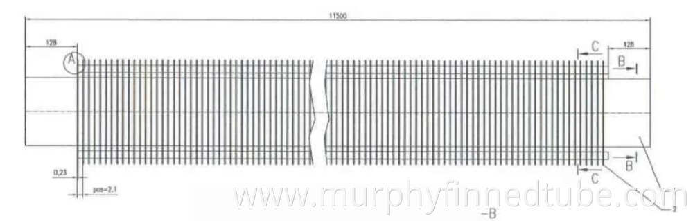 Elliptical Finned Tube